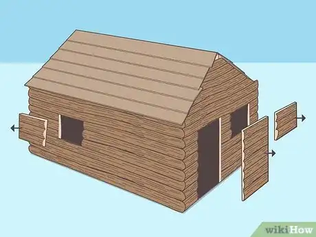 Image titled Build a Miniature Faux Log Cabin Step 13