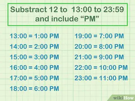 Image titled Convert from 24 Hour to 12 Hour Time Step 4