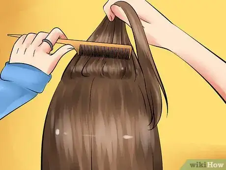 Image titled Do a Neat Middle Height Ponytail Step 16