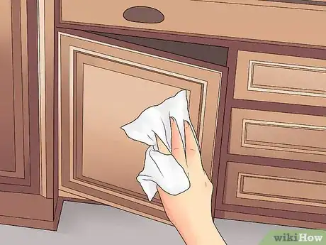 Image titled Clean Laminate Cabinets Step 4