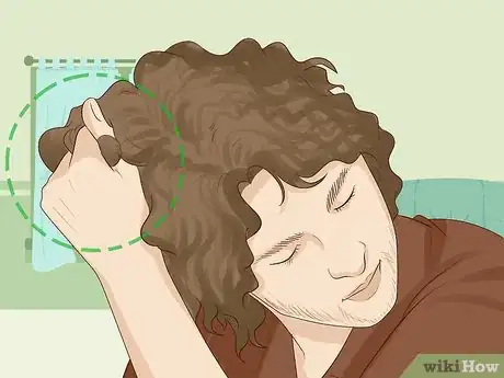 Image titled Style Curly Hair (for Men) Step 8.jpeg