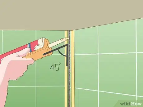 Image titled Caulk a Shower Step 12