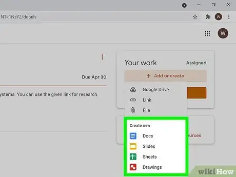 Image titled Upload Homework to Google Classroom Step 7