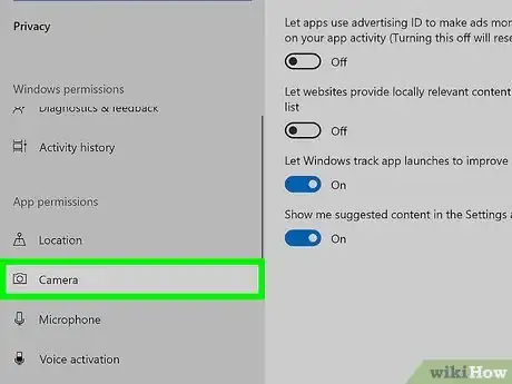 Image titled Activate the Camera in Windows 10 Step 7