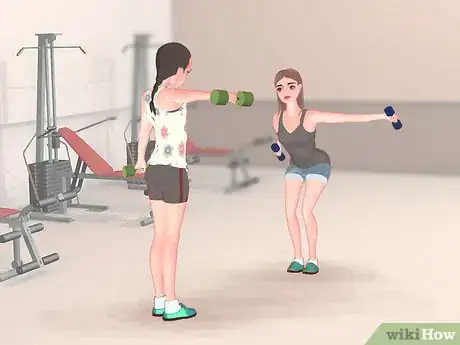 Image titled Work Your Back With Dumbbells Step 13