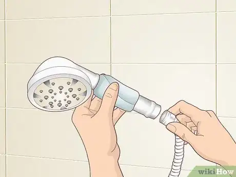 Image titled Fix a Leaky Hand Held Shower Head Step 1