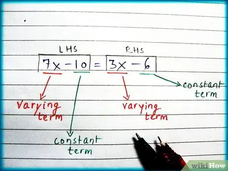 Image titled Solve a Simple Linear Equation Step 2Bullet1