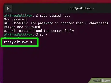 Image titled Become Root in Linux Step 8