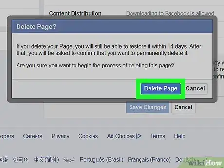 Image titled Close a Facebook Business Page Step 9