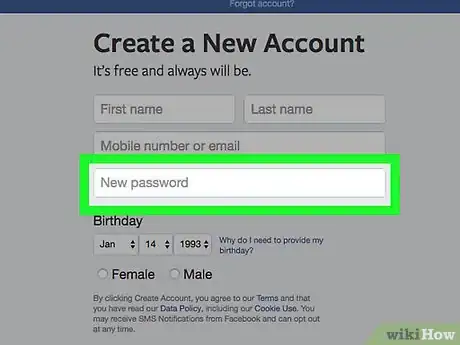 Image titled Make a New Facebook Account Step 20