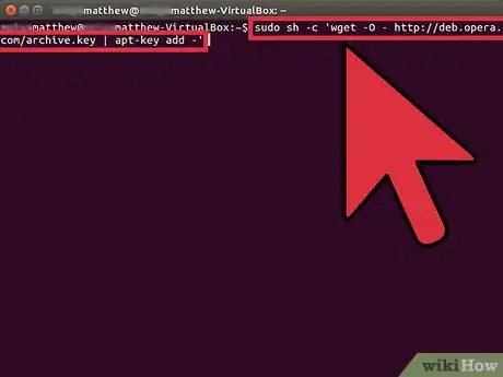 Image titled Install Opera Browser Through Terminal on Ubuntu Step 1