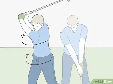 Image titled Start the Downswing in Golf Step 2