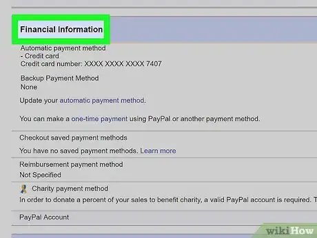Image titled Remove a Credit Card from eBay on PC or Mac Step 5