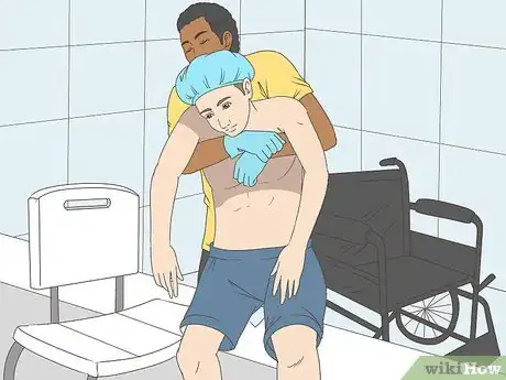 Image titled Shower Someone in a Wheelchair Step 9