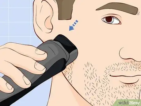 Image titled Shave With an Electric Shaver Step 14