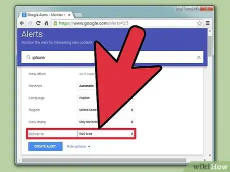 Image titled Set Up Google Alerts Step 7