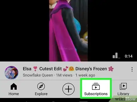 Image titled View Your Subscriptions on YouTube Step 2