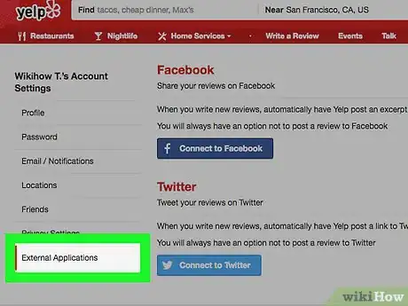 Image titled Change Your Personal Account Settings on Yelp Step 10