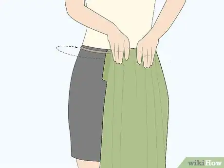 Image titled Tie a Scarf As a Skirt Step 9