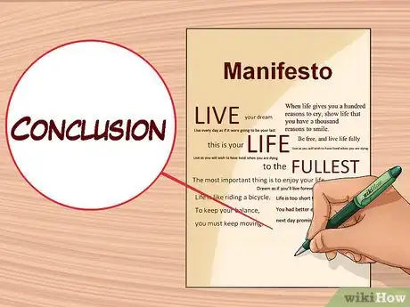 Image titled Write a Manifesto Step 12