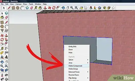 Image titled Create a Window Component in SketchUp Step 4