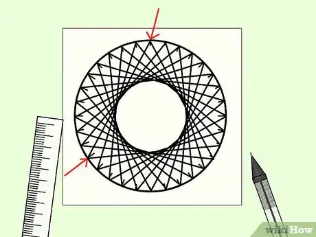 Image titled Draw a Parabolic Curve (a Curve with Straight Lines) Step 19