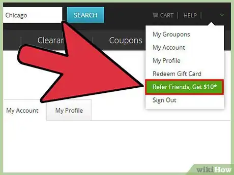 Image titled Refer a Friend to Groupon Step 3