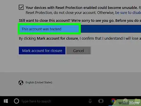 Image titled Close a Hotmail Account Step 7