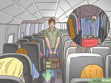 Image titled Practice Airplane Etiquette Step 1