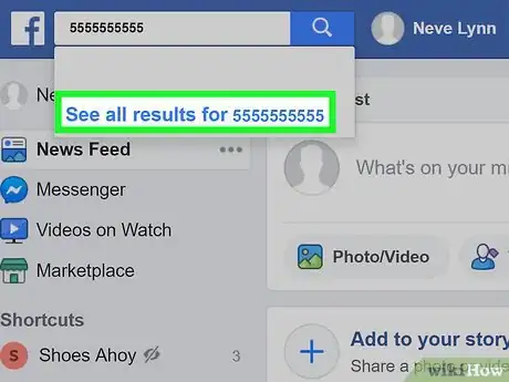 Image titled Search a Phone Number on Facebook Step 4