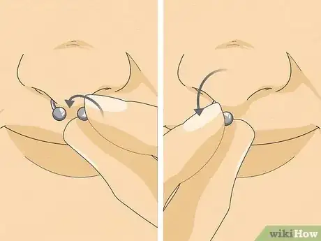 Image titled When Can I Change My Septum Piercing Step 4