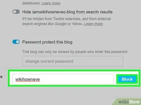 Image titled Block Someone on Tumblr Step 17