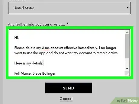 Image titled Delete an ASOS Account Step 7