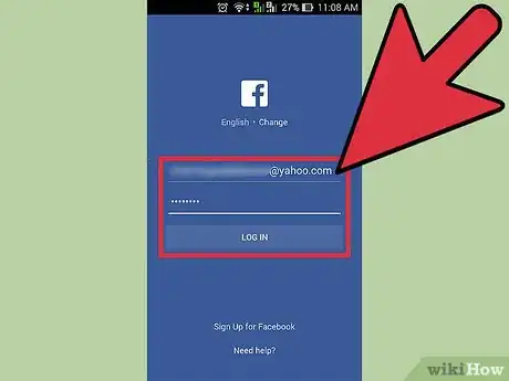 Image titled Create a Facebook Page on Android Step 1