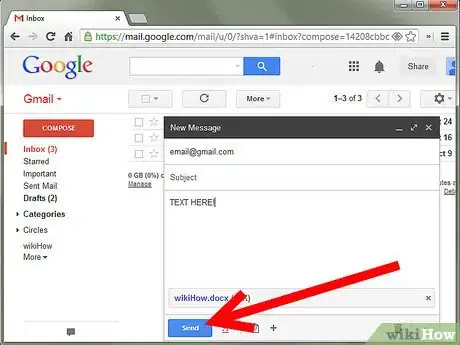 Image titled Email a Document to Yourself Using Gmail Step 10
