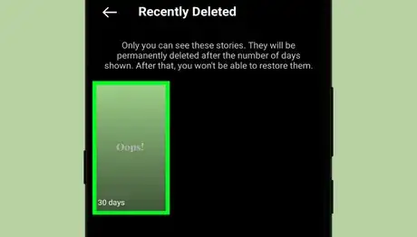 Image titled Recently deleted stories on Instagram.png