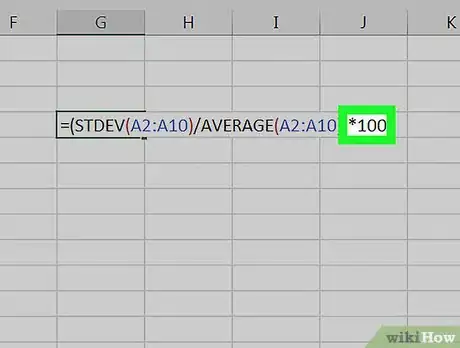 Image titled Calculate RSD in Excel Step 8