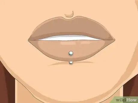 Image titled Treat an Infected Lip Piercing Step 1