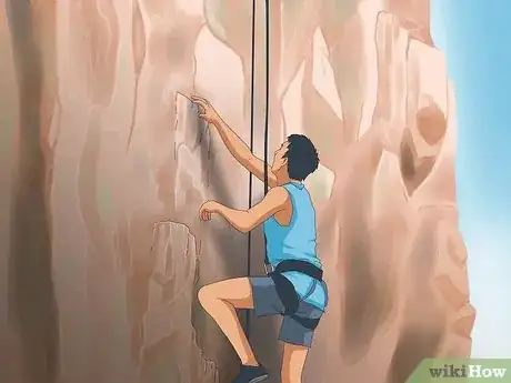 Image titled Bouldering vs Rock Climbing Step 1