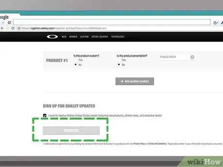 Image titled Register Oakley Sunglasses Step 10