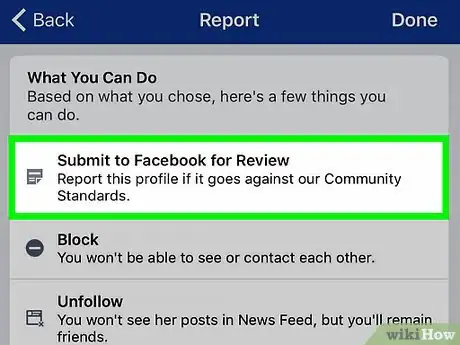 Image titled Report a Fake Account on Facebook Step 8