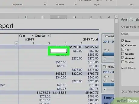 Image titled Add a Custom Field in Pivot Table Step 2