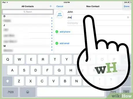 Image titled Add Contacts to an iPad Step 3