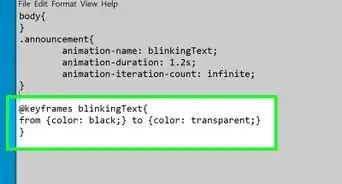 Make Text Blink in HTML