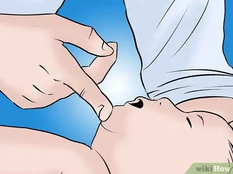 Image titled Do CPR on a Baby Step 4