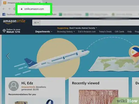 Image titled Sign Up for AmazonSmile Step 1