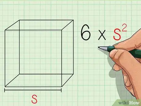 Image titled Find the Surface Area of a Cube Step 1