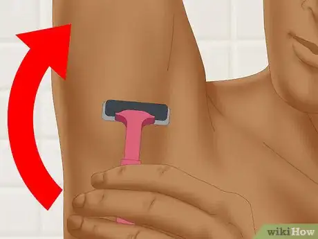 Image titled Have a Smooth Underarm Shave Step 7