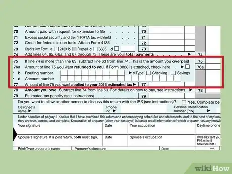 Image titled Fill out IRS Form 1040 Step 24