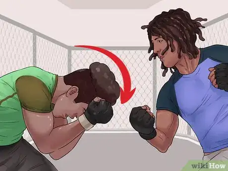 Image titled Perform the Guillotine Choke Step 1